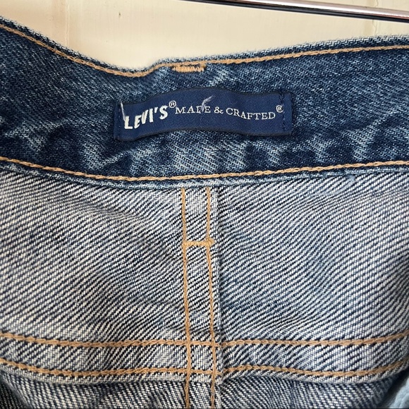 🌱 LEVIS Sz 30 ‘Crush Taper’ Blue Distressed Jeans NWT - Picture 6 of 10